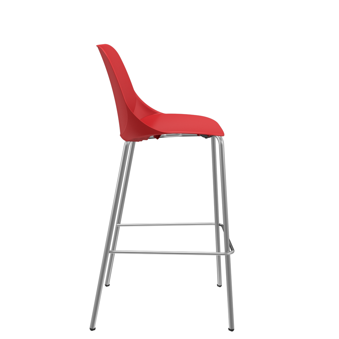 Banqueta Quick Fixa 4 pés Plaxmetal